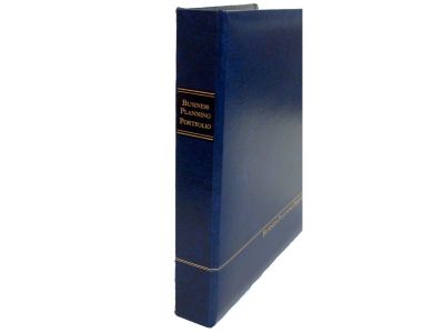 Premium Blue Business Planning Binder - 1" D-Ring