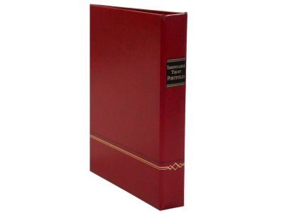 Premium Red Irrevocable Trust Binder - 1" D-Ring